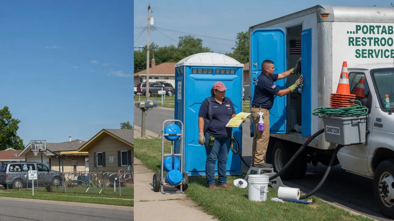 Portable Toilet Rental in Reynolds, IL near me